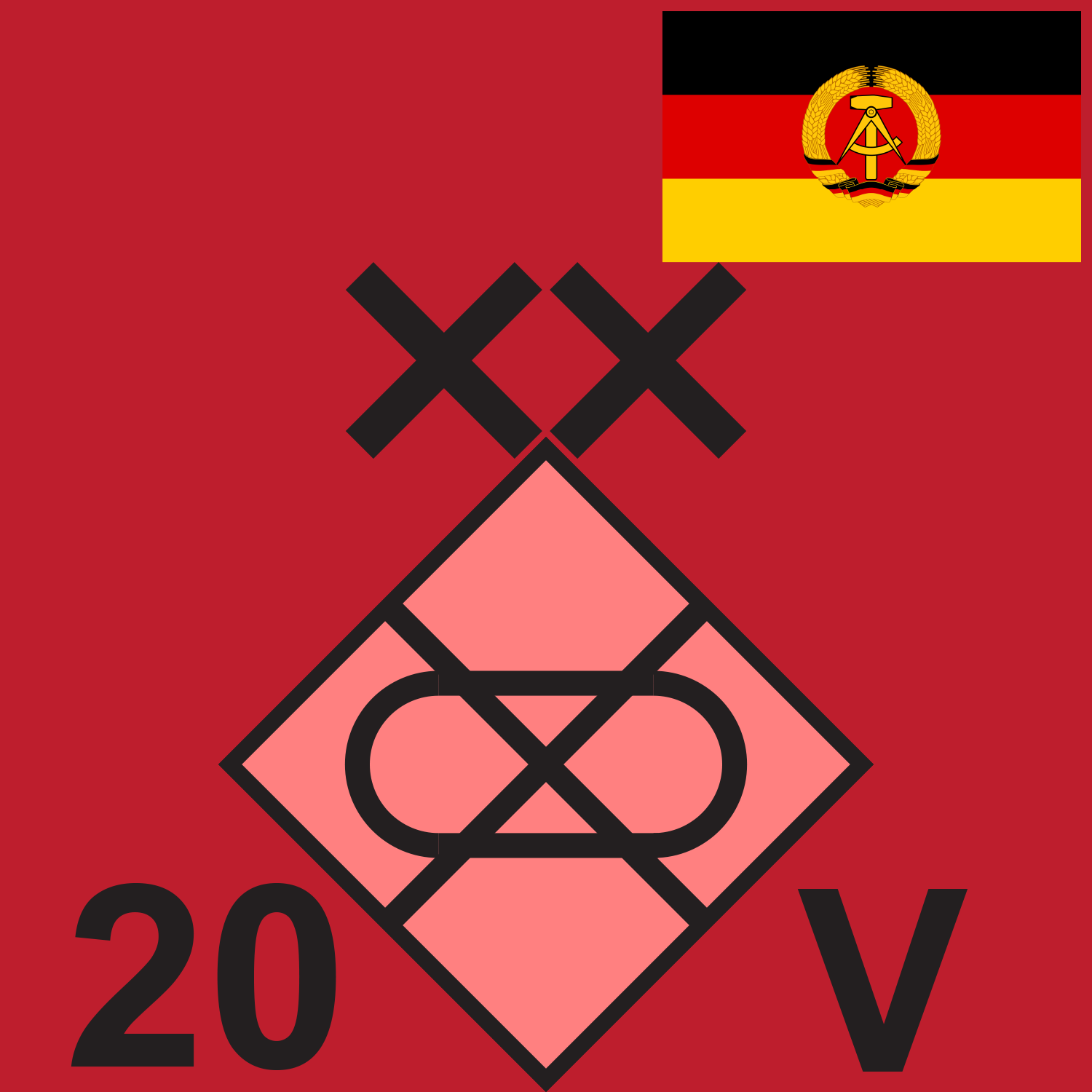 RED GDR 20 MRD 1989